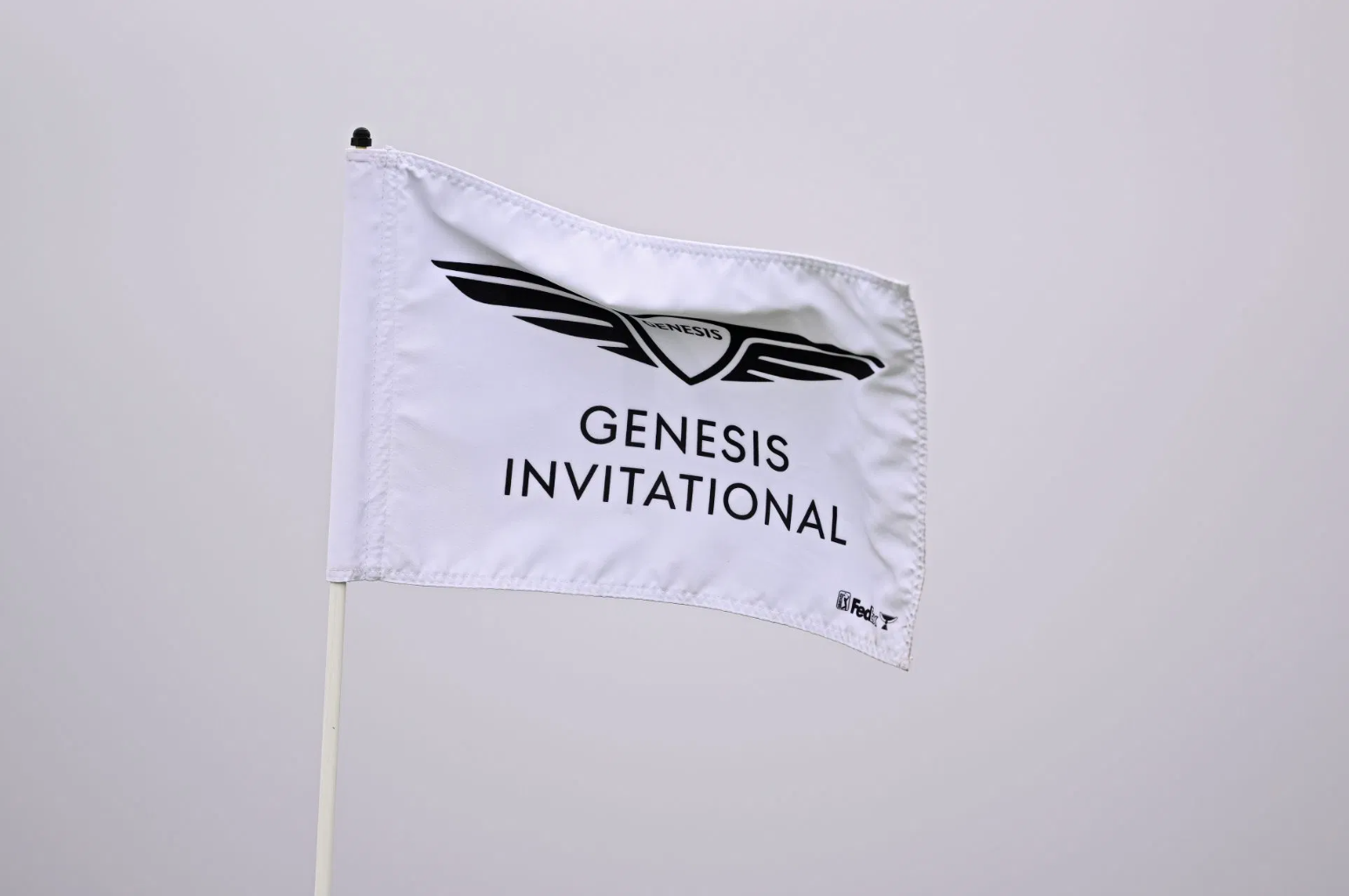 Genesis Invitational flag (Image Credit: Imagn)