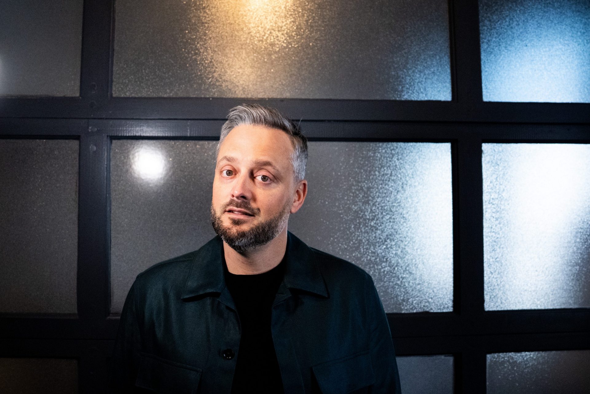 Nate Bargatze stands for a portrait at Cummins Station in Nashville on Tuesday, Dec. 16, 2025.