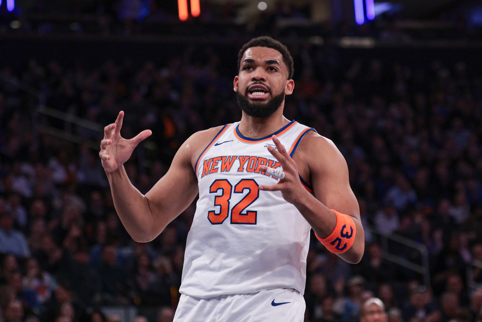 Karl-Anthony Towns - New York Knicks vs Detroit Pistons - Source: IMAGN