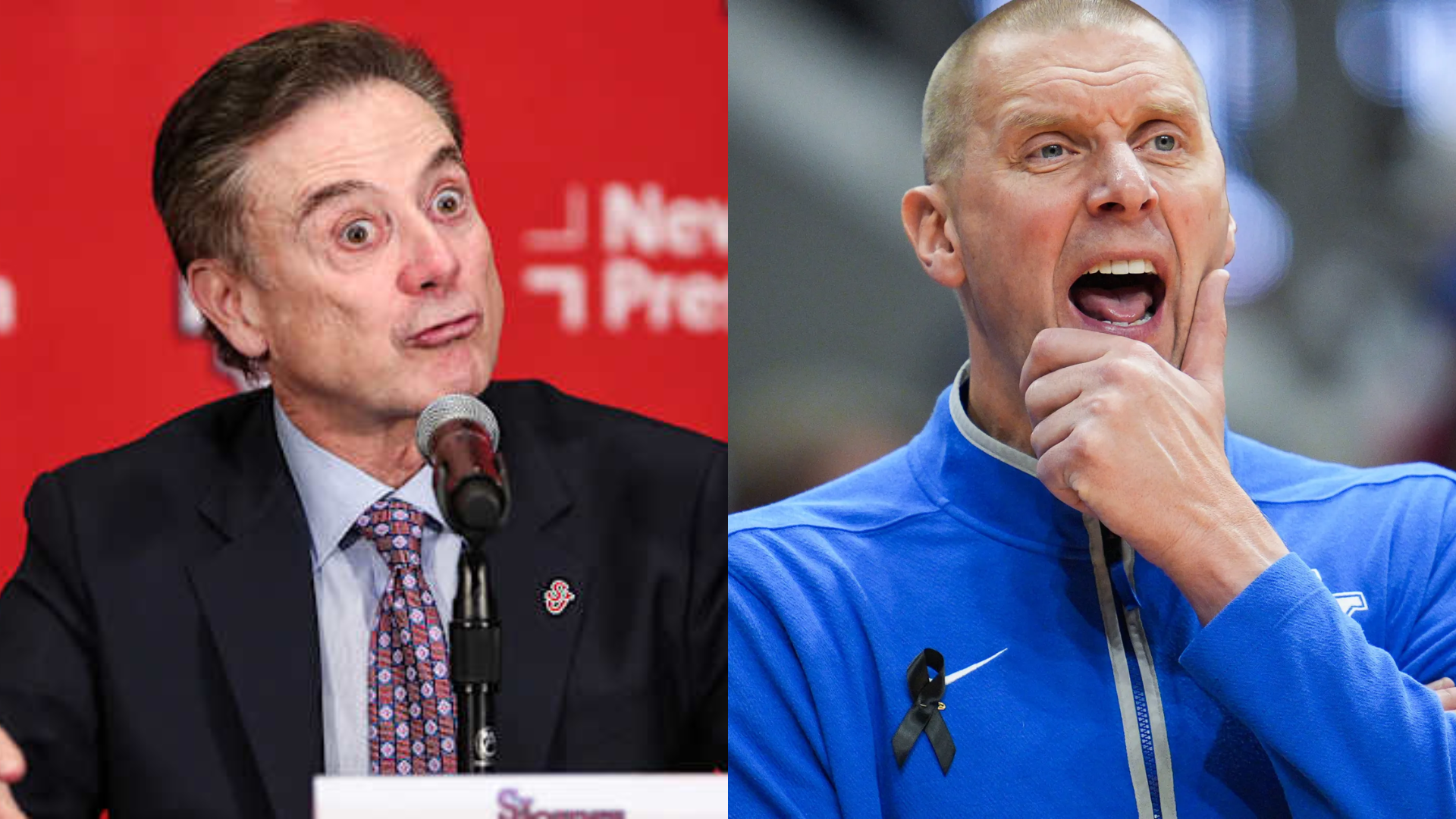 Mark Pope And Rick Pitino - Imagn