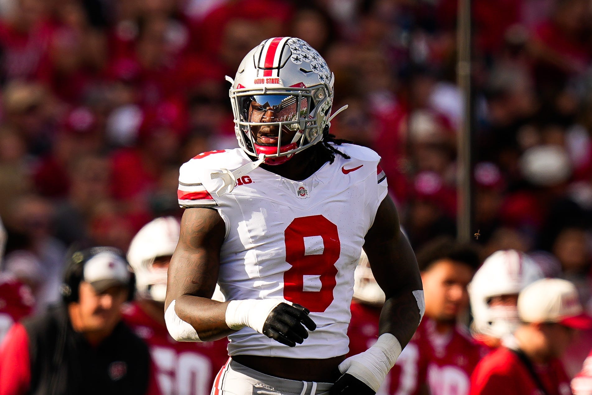 Ohio State Buckeyes vs Wisconsin, Arvell Reese, Source: Imagn Images