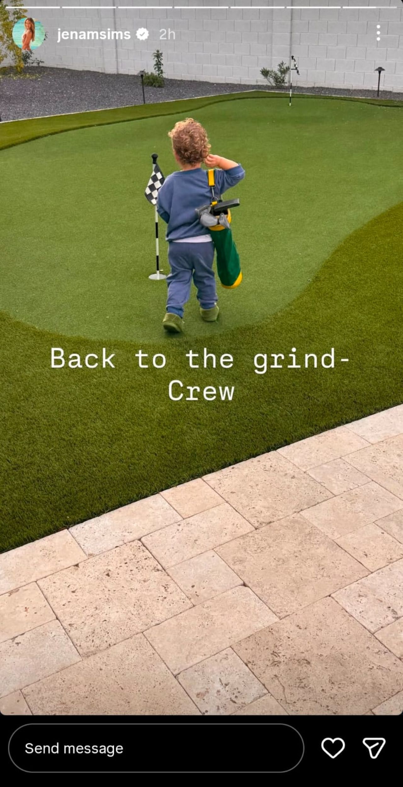 Screenshot taken from Jena Sims' Instagram story (via @jenamsims)d