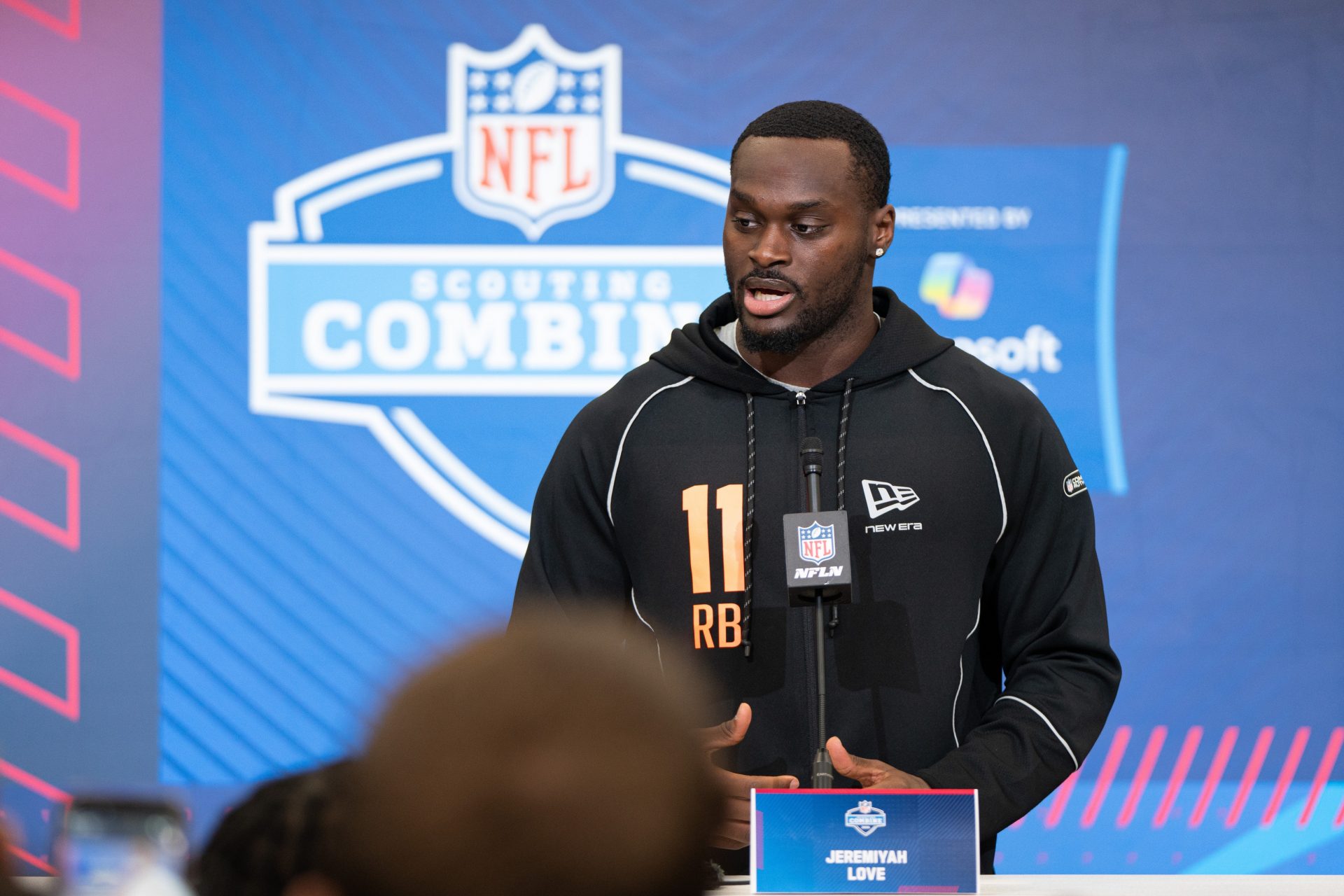 Jeremiah Love - NFL Scouting Combine - Source: Imagn