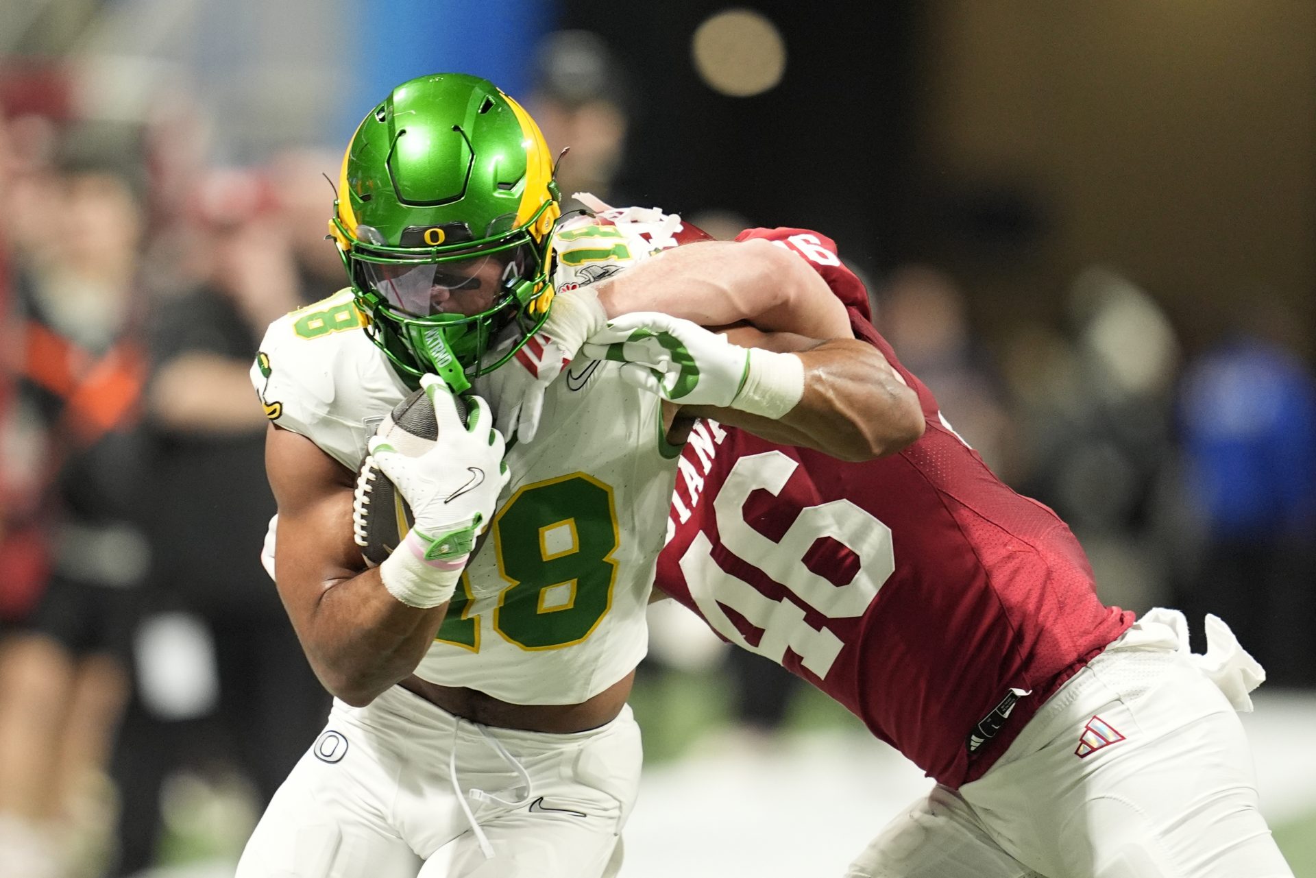Oregon Ducks vs  Indiana Hoosiers, Peach Bowl, Source: IMAGN