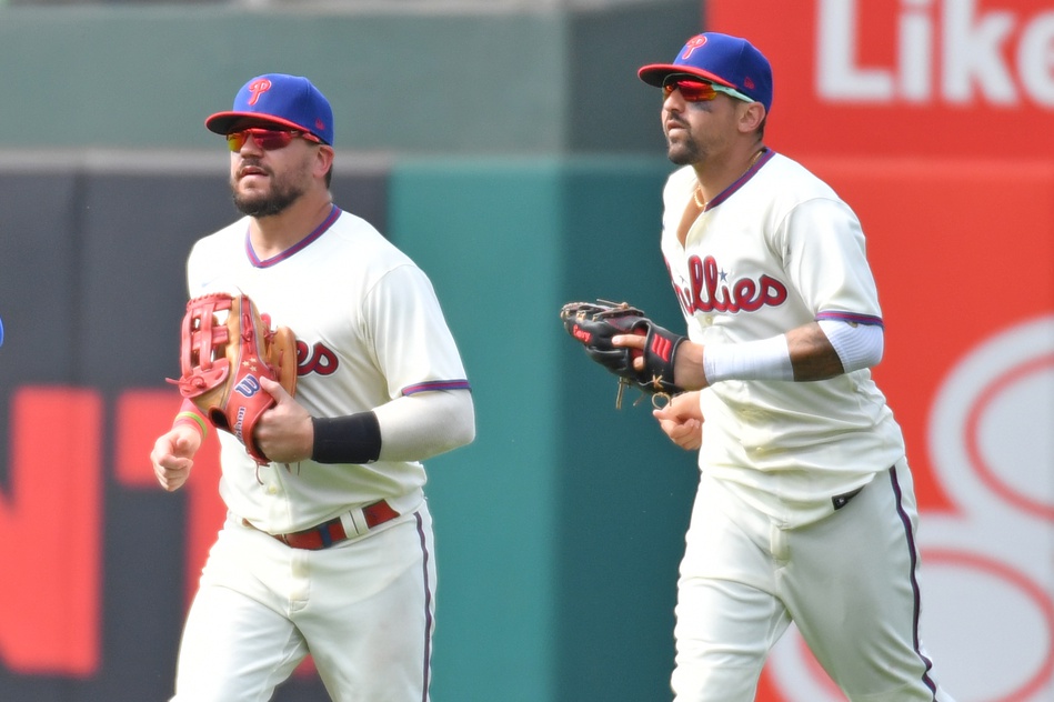 Kyle Schwarber Reacts To Nick Castellanos' Phillies Exit | College Sports  Network
