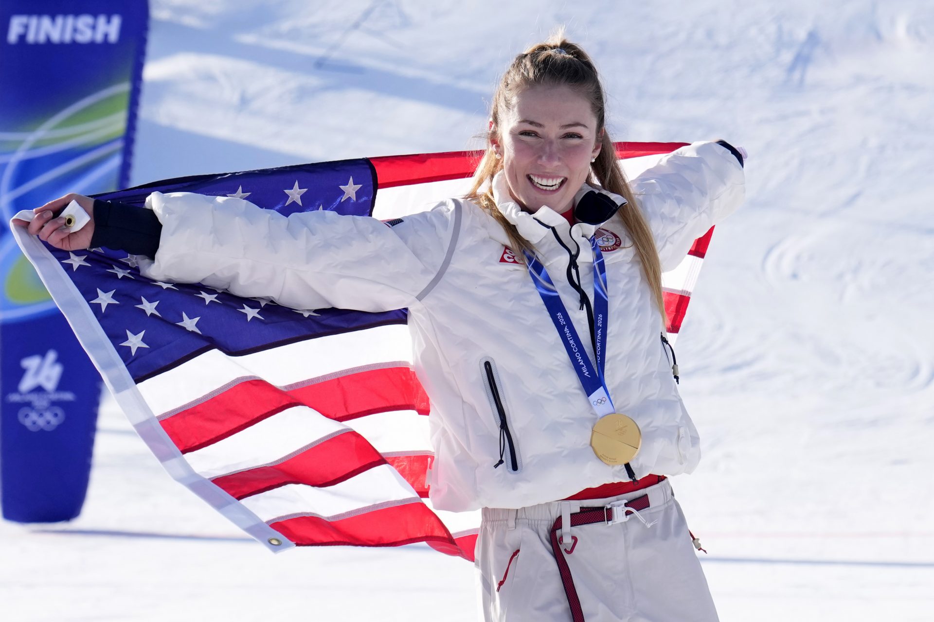 Mikaela Shiffrin at the 2026 Winter Olympics: Source - Imagn Images