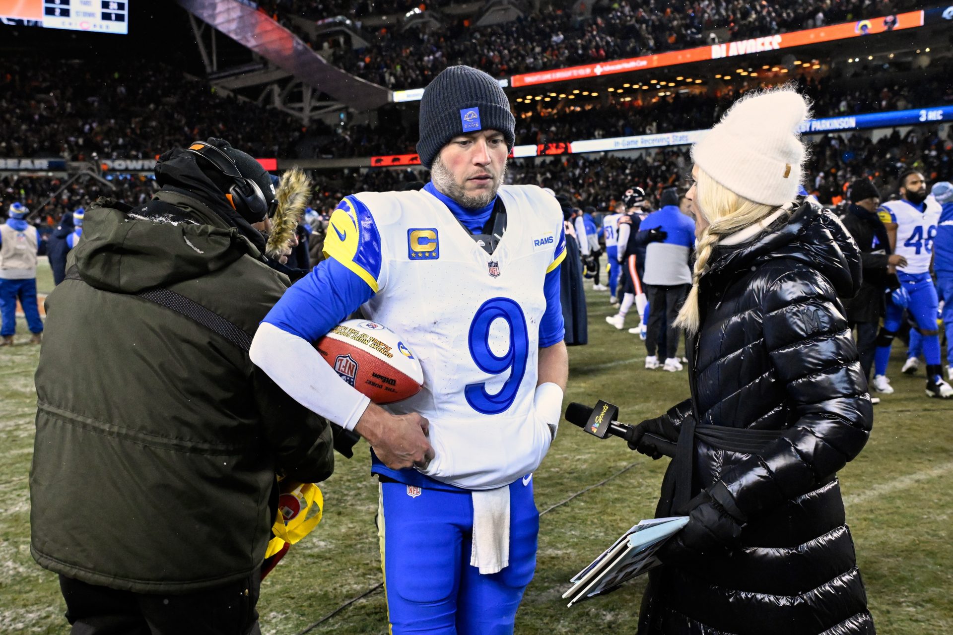 Los Angeles Rams quarterback Matthew Stafford. Source: Imagn