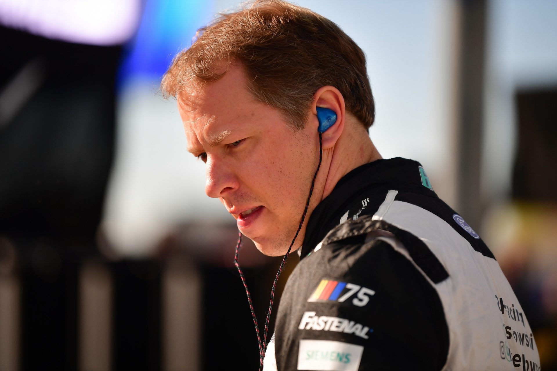 NASCAR Cup Series driver Brad Keselowski (6) during practice for the South Point 400 at Las Vegas Motor Speedway.