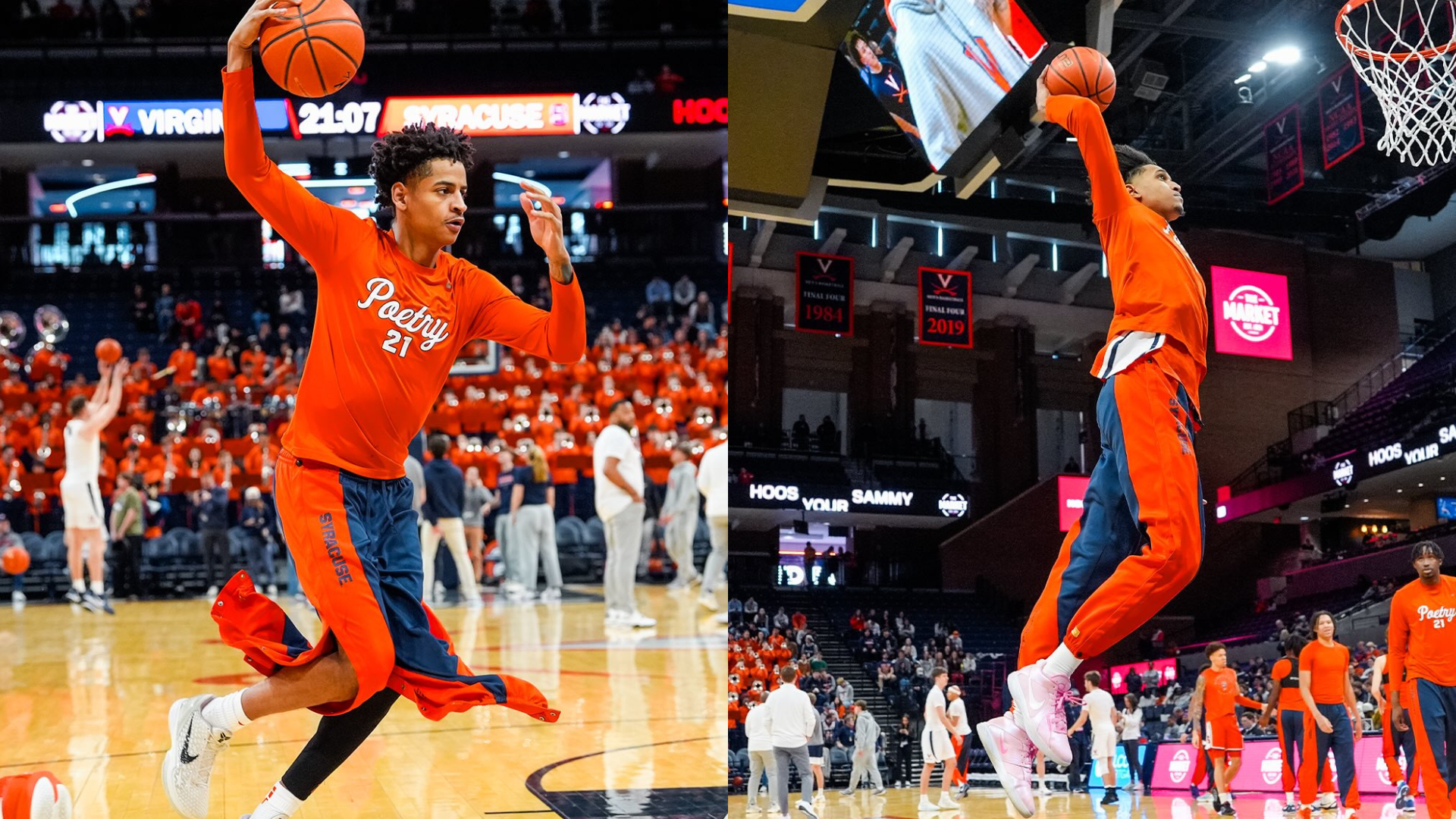 Kiyan Anthony and the Syracuse Orange. - Source: https://www.instagram.com/p/DUdsJ_VDtiL/?img_index=2