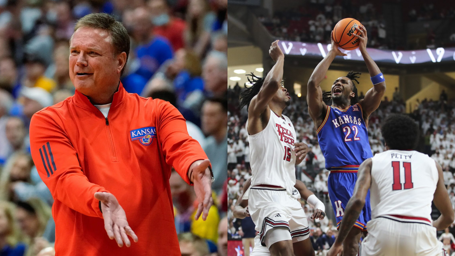 Darryn Peterson and Bill Self. - Source: Imagn
