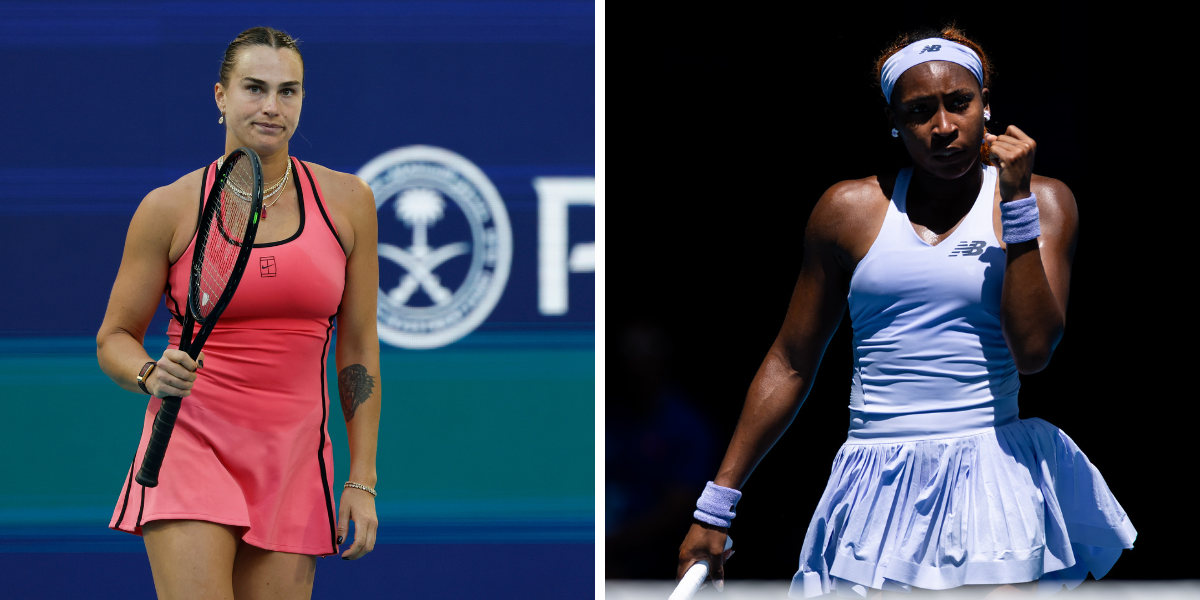 L: Aryna Sabalenka, R: Coco Gauff (Source: Imagn Images)