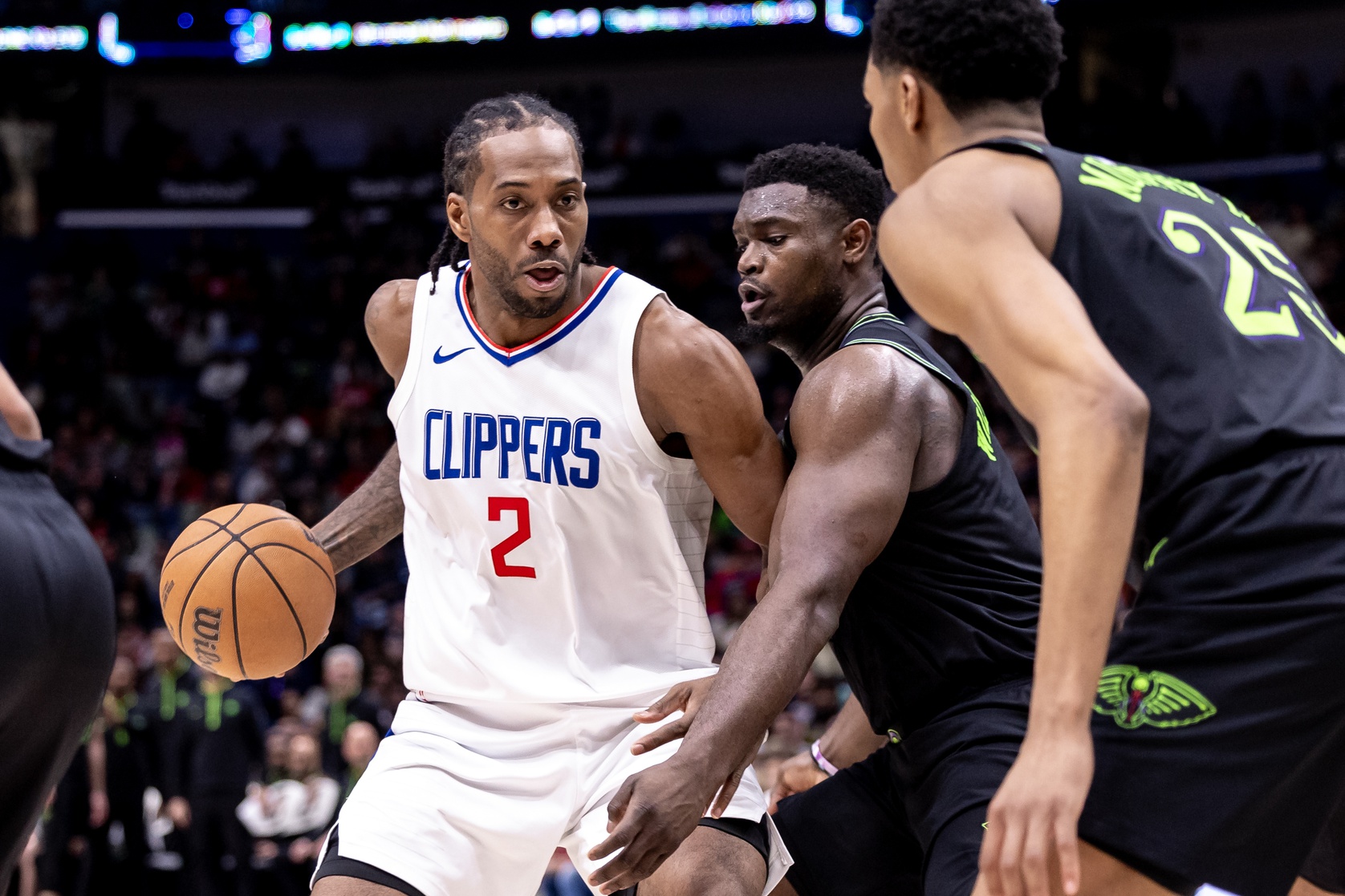 The Clippers come into the matchup at No. 8 in the West with a 34-34 record, while the Pelicans sit at No. 12 with a 23-46 mark - Source: IMAGN