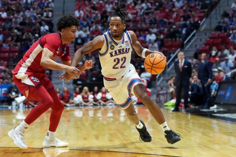 Darryn Peterson - Kansas Jayhawks vs. St John's Red Storm - Source: Imagn