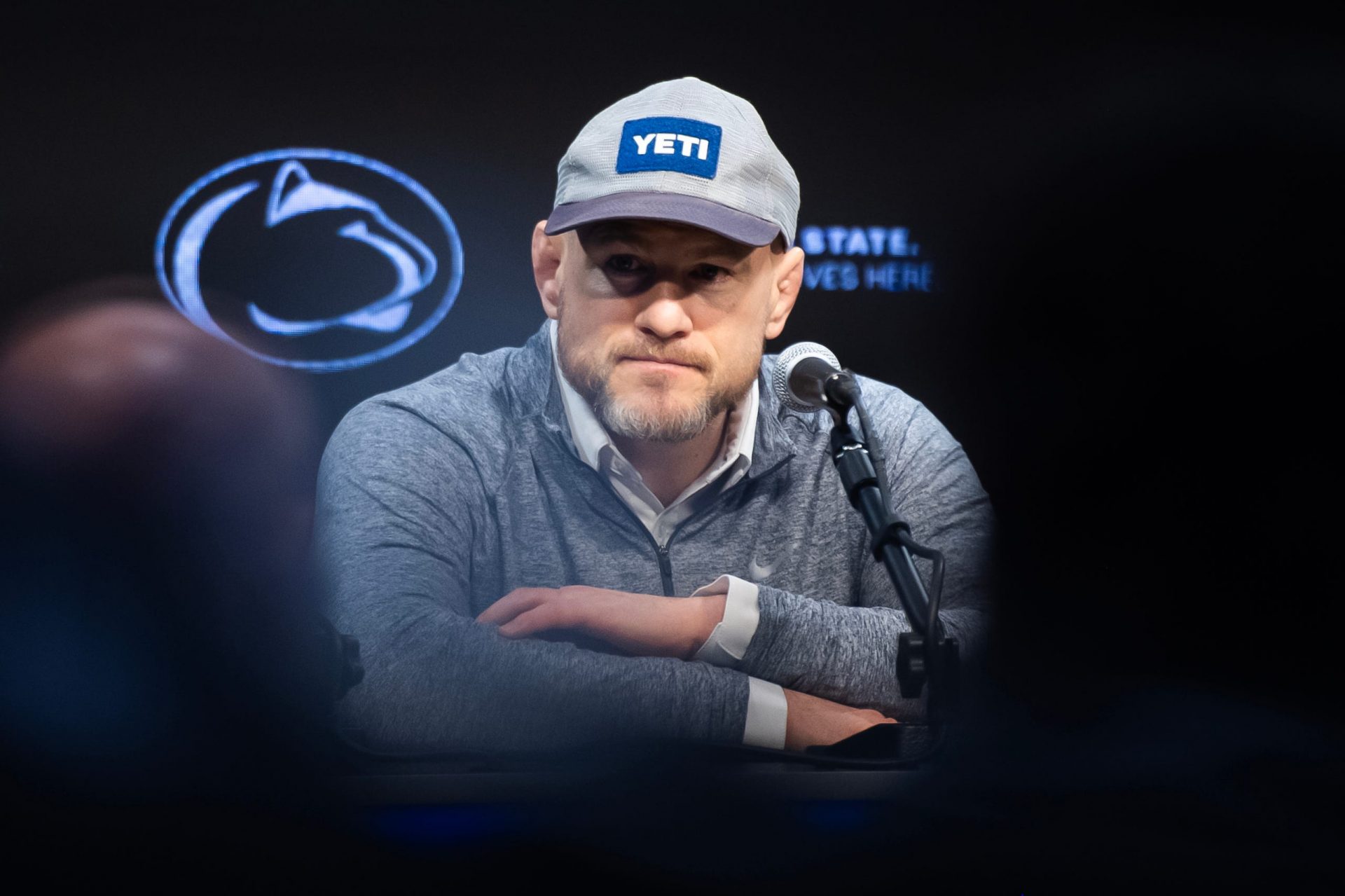 Penn State's wrestling coach, Cael Sanderson - Source: Imagn