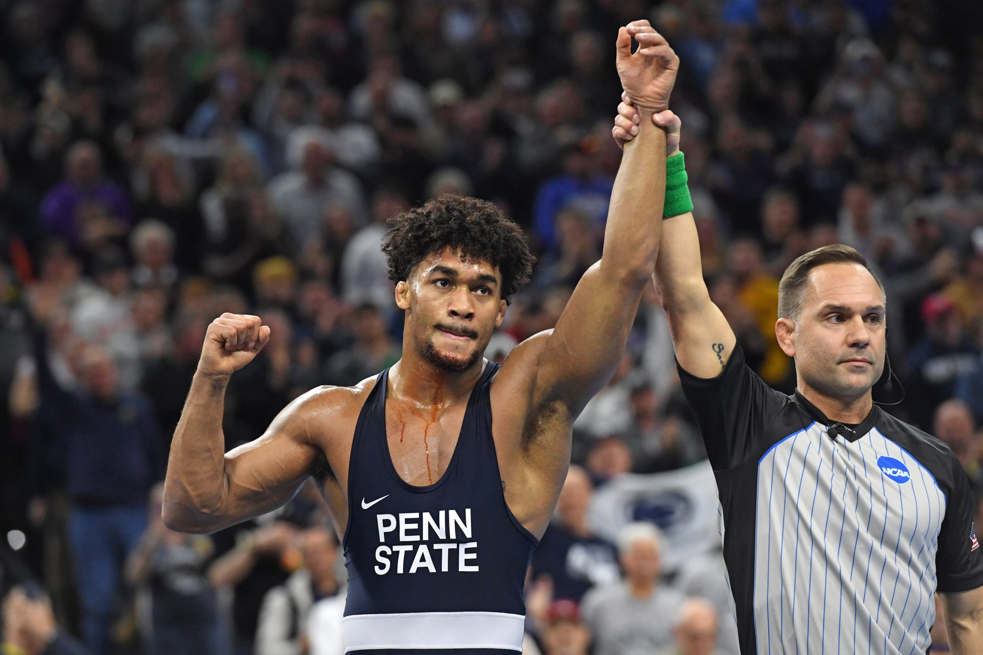 Former Penn State wrestler, Carter Starocci - Source: Imagn images