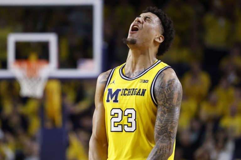 Yaxel Lendeborg - Michigan Wolverines vs Michigan State Spartans - Source: Imagn