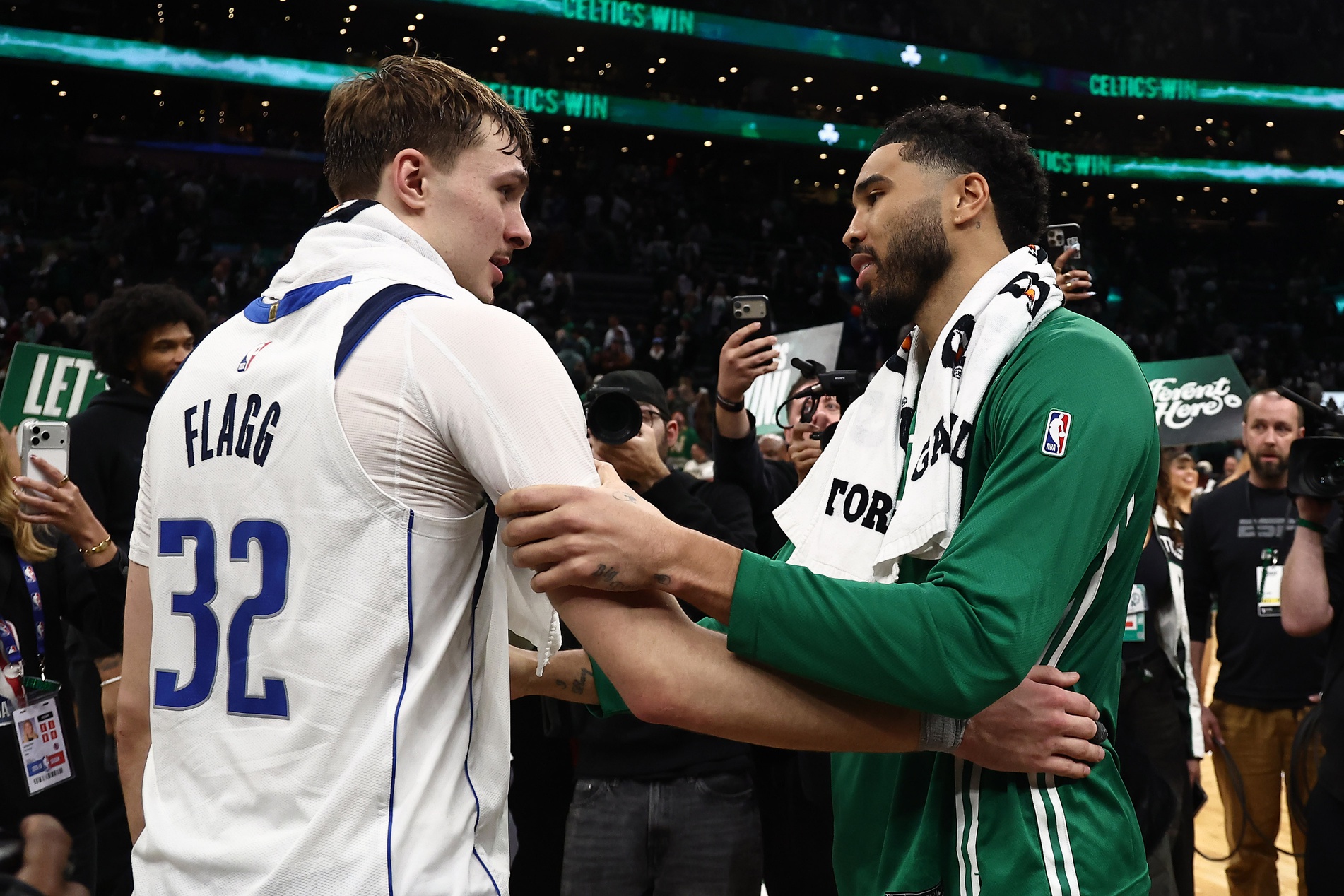 Cooper Flagg and Jayson Tatum - Source: IMAGN