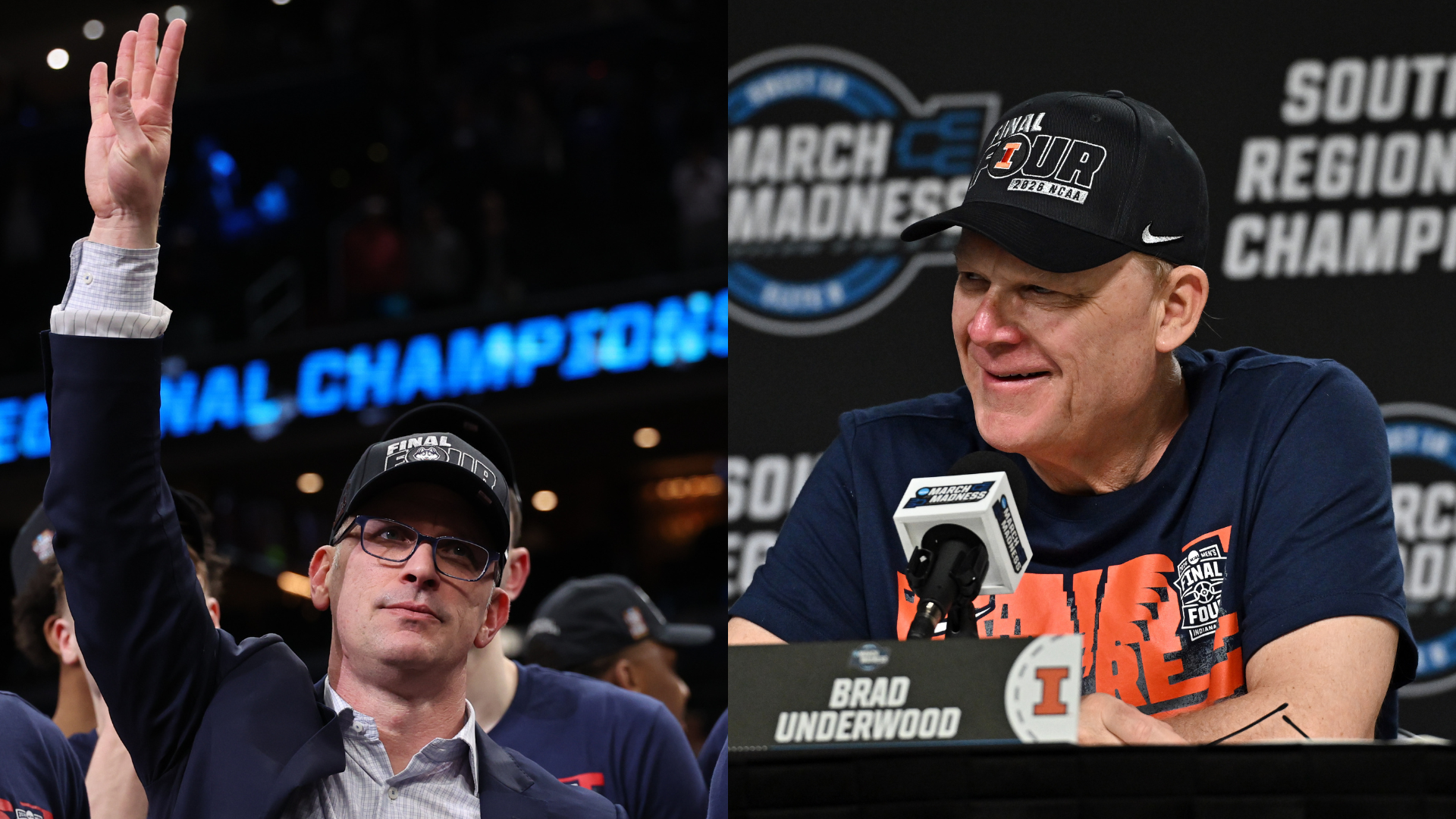 Dan Hurley, Brad Underwood - Source: Imagn
