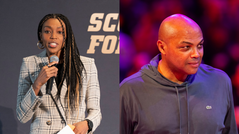 Renee Montgomery, Charles Barkley.
Source: Imagn Images
