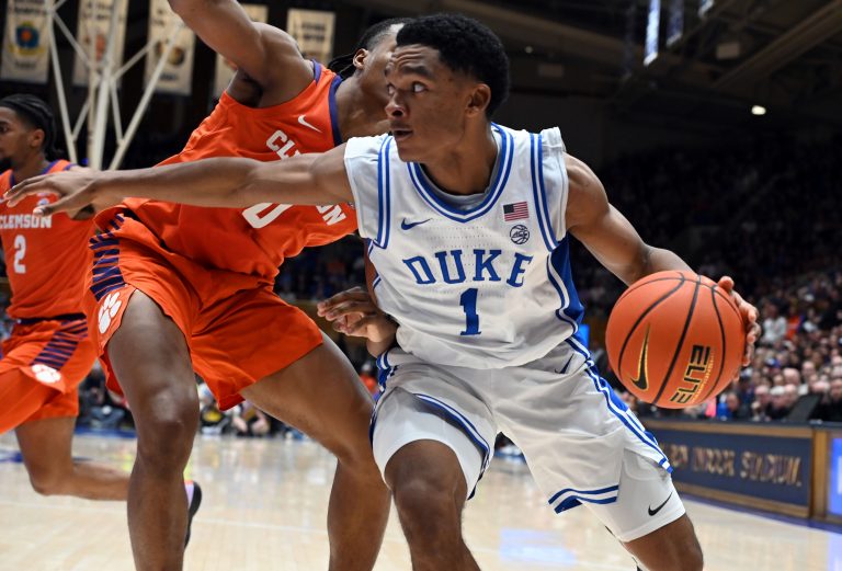 Caleb Foster - Duke Blue Devils vs Clemson Tigers - Source: Imagn