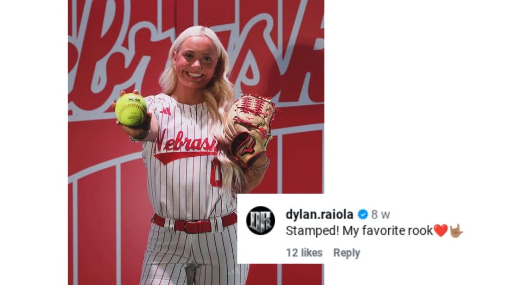 Dylan Raiola comments on Skarlett Jones' IG post (Image via Instagram/@_skarlettjones)
