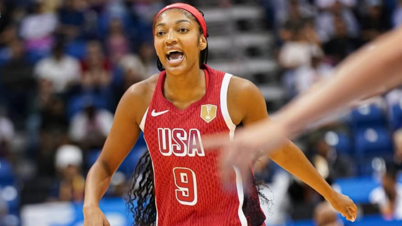 Angel Reese vs Puerto Rico (Image via Instagram/@usabasketball)