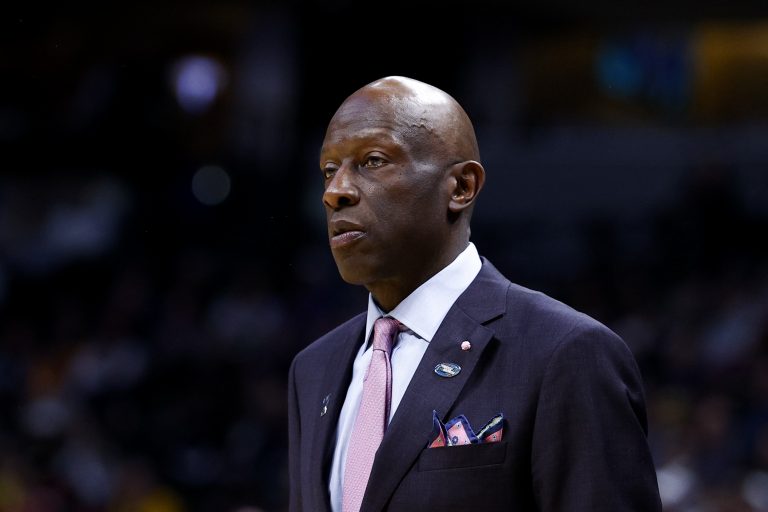 Yale Bulldogs head coach James Jones looks on during the first half against the Texas A&M Aggies at Ball Arena. Source: Isaiah J. Downing-Imagn Images