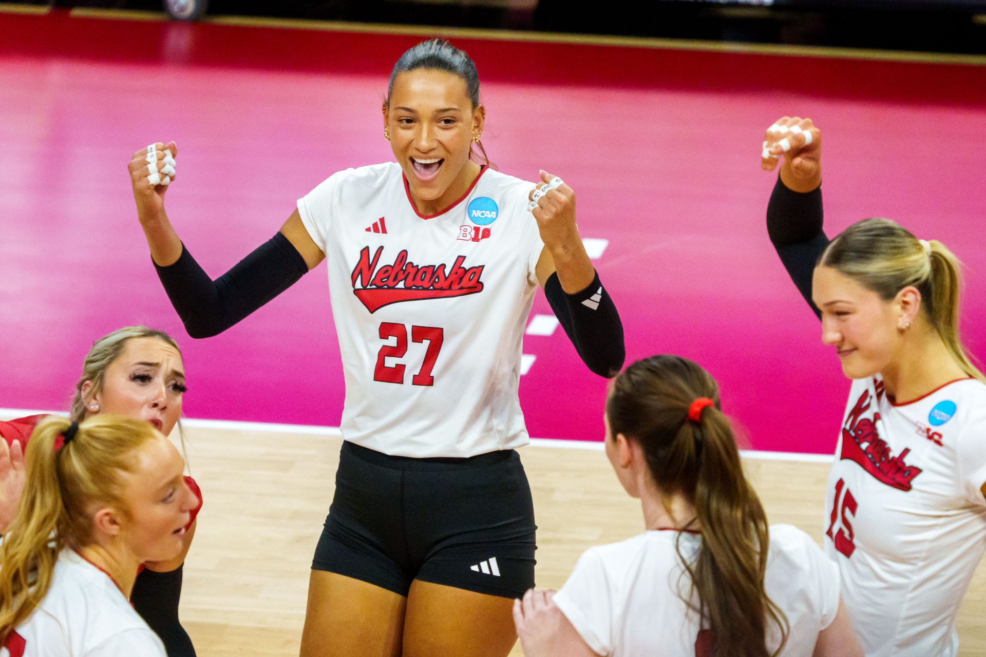 Harper Murray at Bob Devaney Sports Center. (Source: Imagn Images)