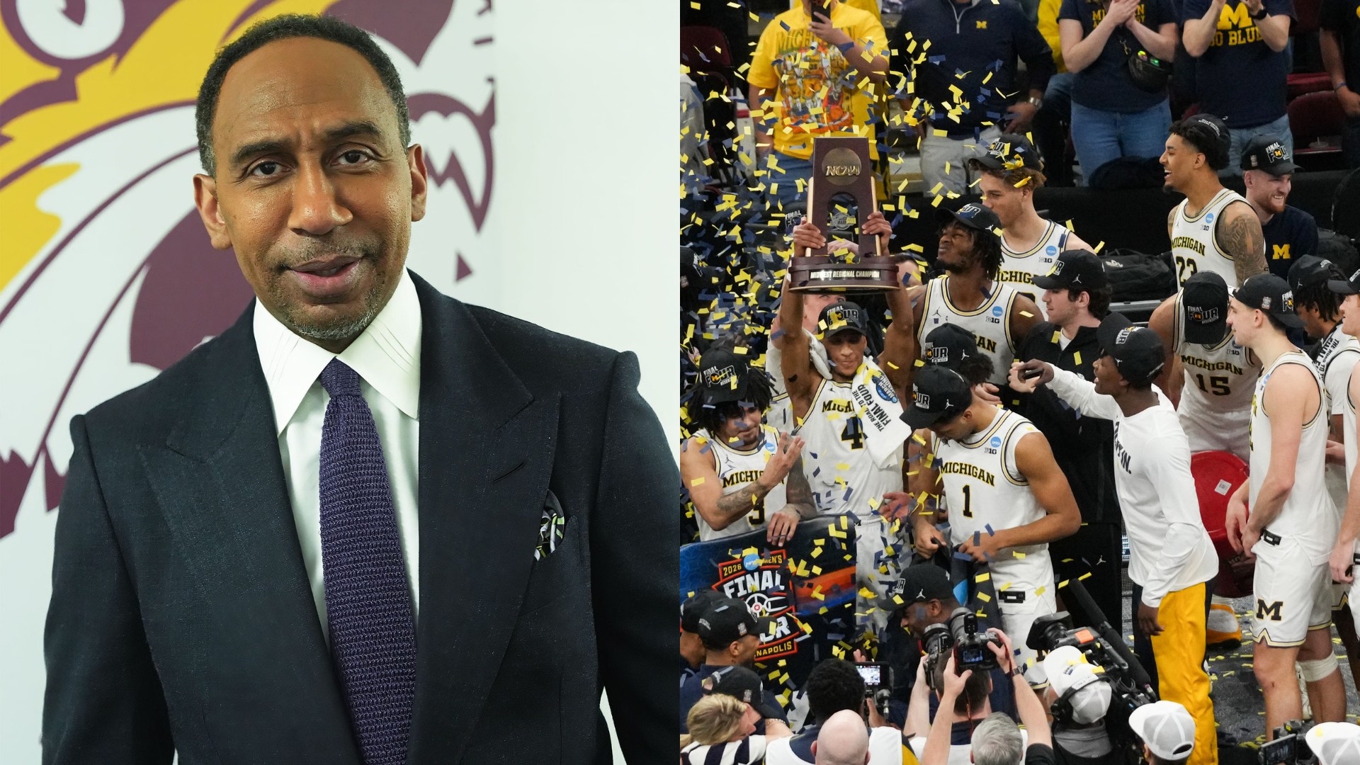 Stephen A. Smith, Michigan Wolverines - Source: Imagn