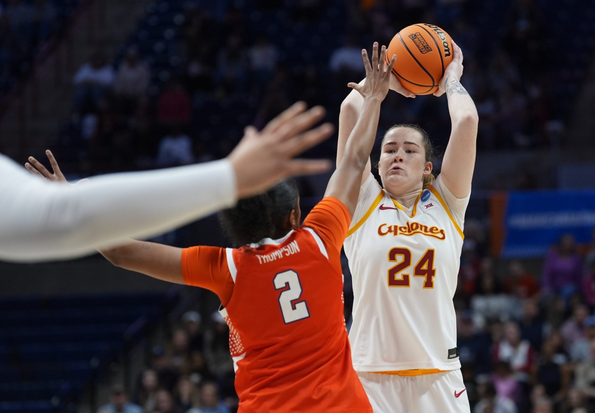 Addy Brown - Iowa State vs. Syracuse - Source: Imagn.