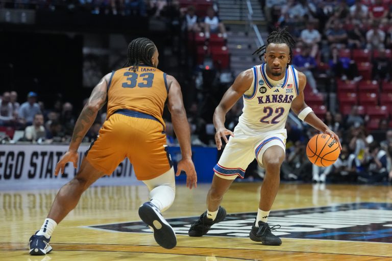 Darryn Peterson - Kansas Jayhawks vs. California Baptist Lancers - Source: Imagn