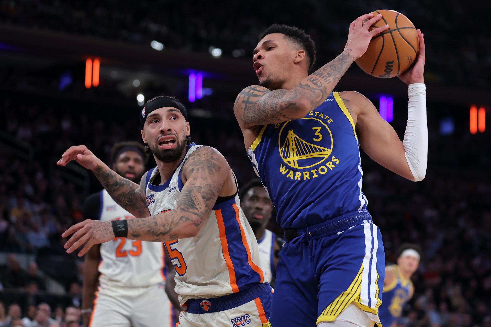 Golden State Warriors vs. New York Knicks - 2025-26 NBA regular season - Source: Imagn Images