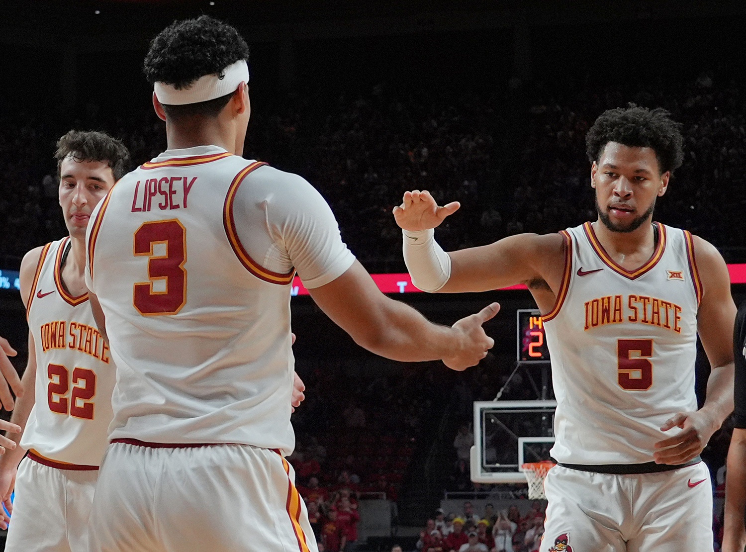 Joshua Jefferson - Iowa State vs. West Virginia - Source: Imagn.