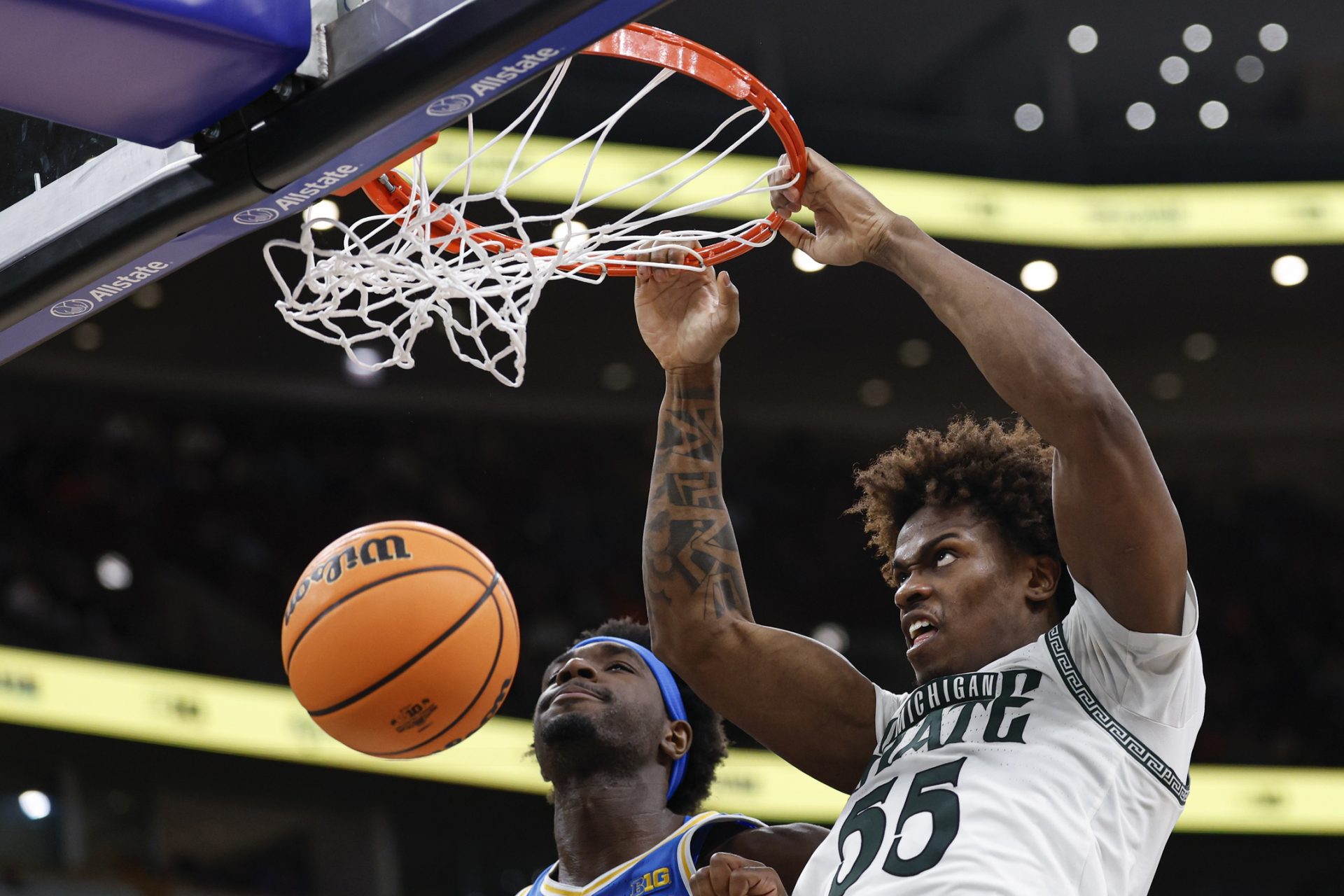 Coen Carr - Michigan State Spartans vs. UCLA Bruins - Source: Imagn