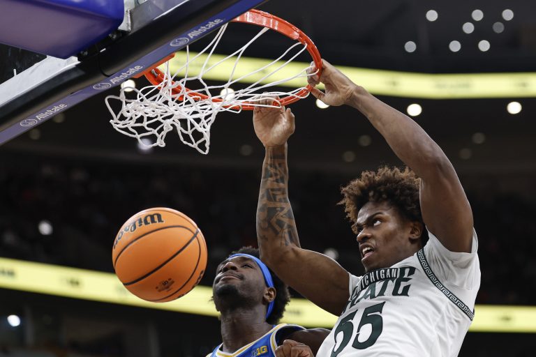 Coen Carr - Michigan State Spartans vs. UCLA Bruins - Source: Imagn