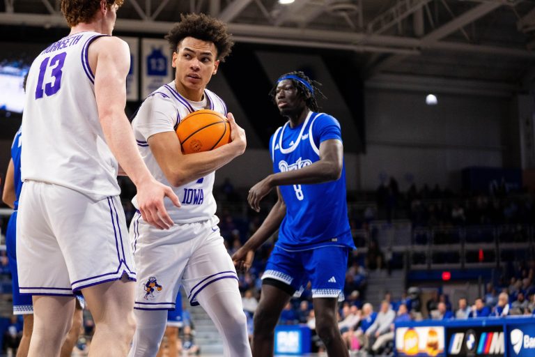 Trey Campbell - Northern Iowa Panthers vs. Drake Bulldogs - Source: Imagn