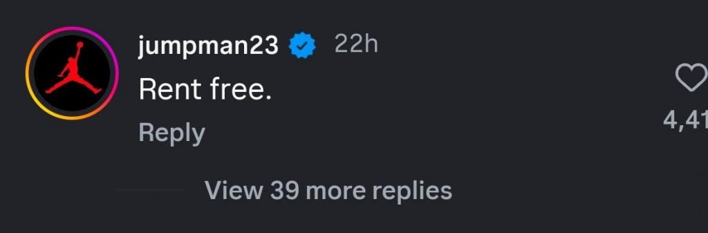 Jordan brand's reply to the Utah Jazz