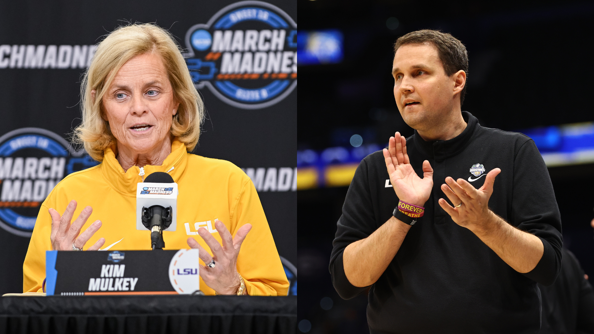 Kim Mulkey, Will Wade.
Source: Imagn Images