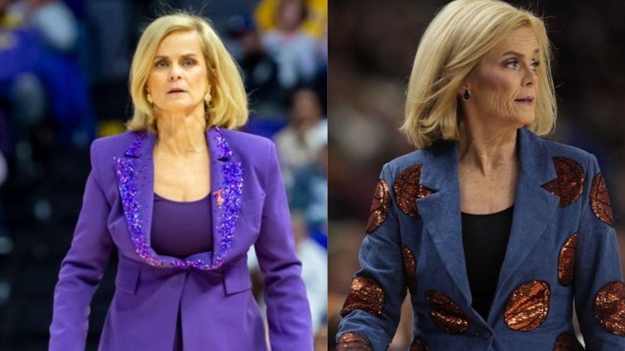 Kim Mulkey Outfit Today: LSU Head Coach Dons Peplum-Flare Power Suit For NCAA Women’s March Madness Round 2 Game