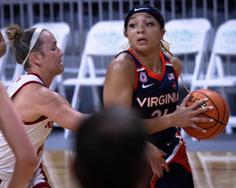 Kymora Johnson - Virginia vs. Nebraska - Source: Imagn