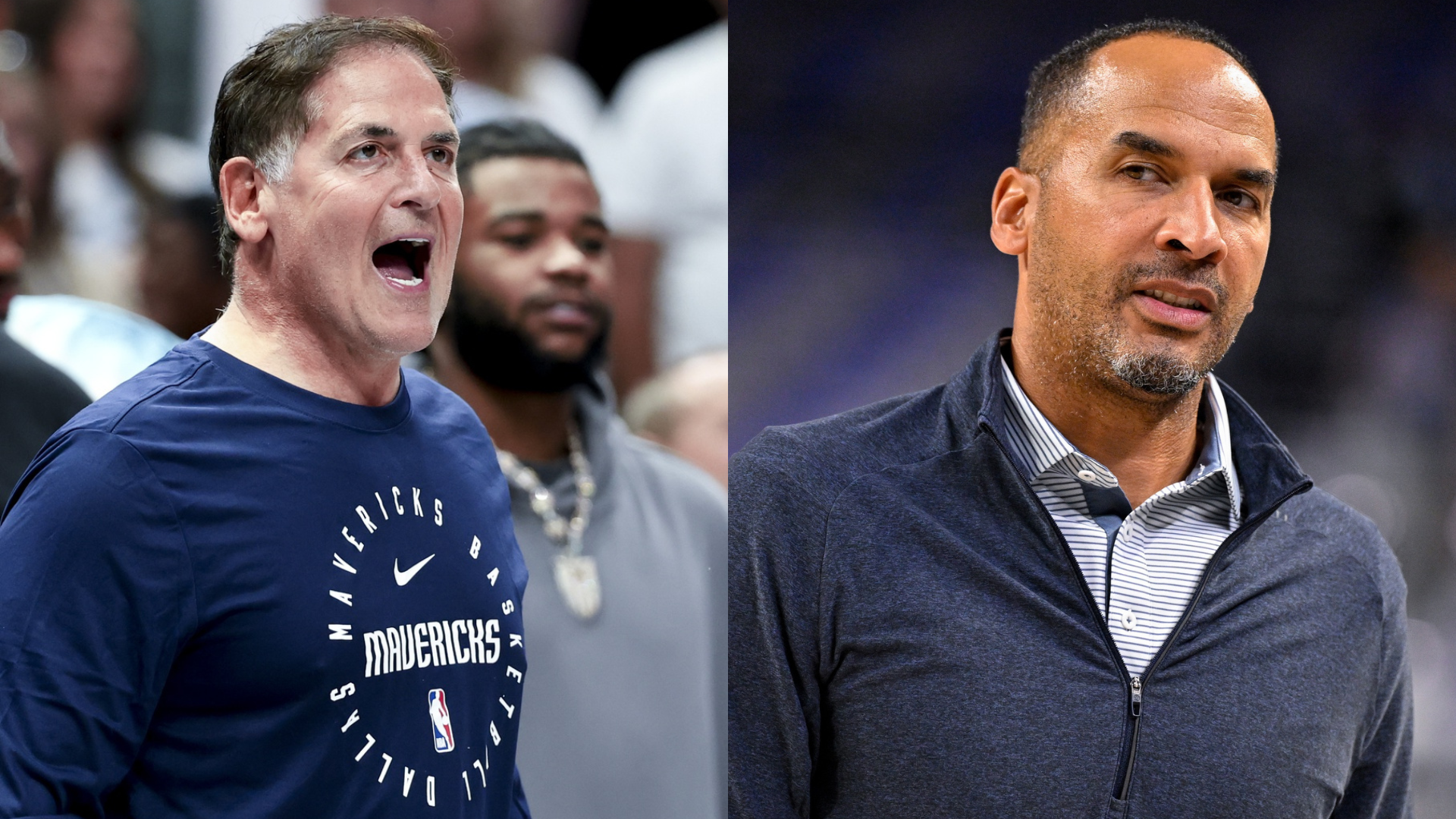 Mark Cuban and Nico Harrison - Source: Imagn