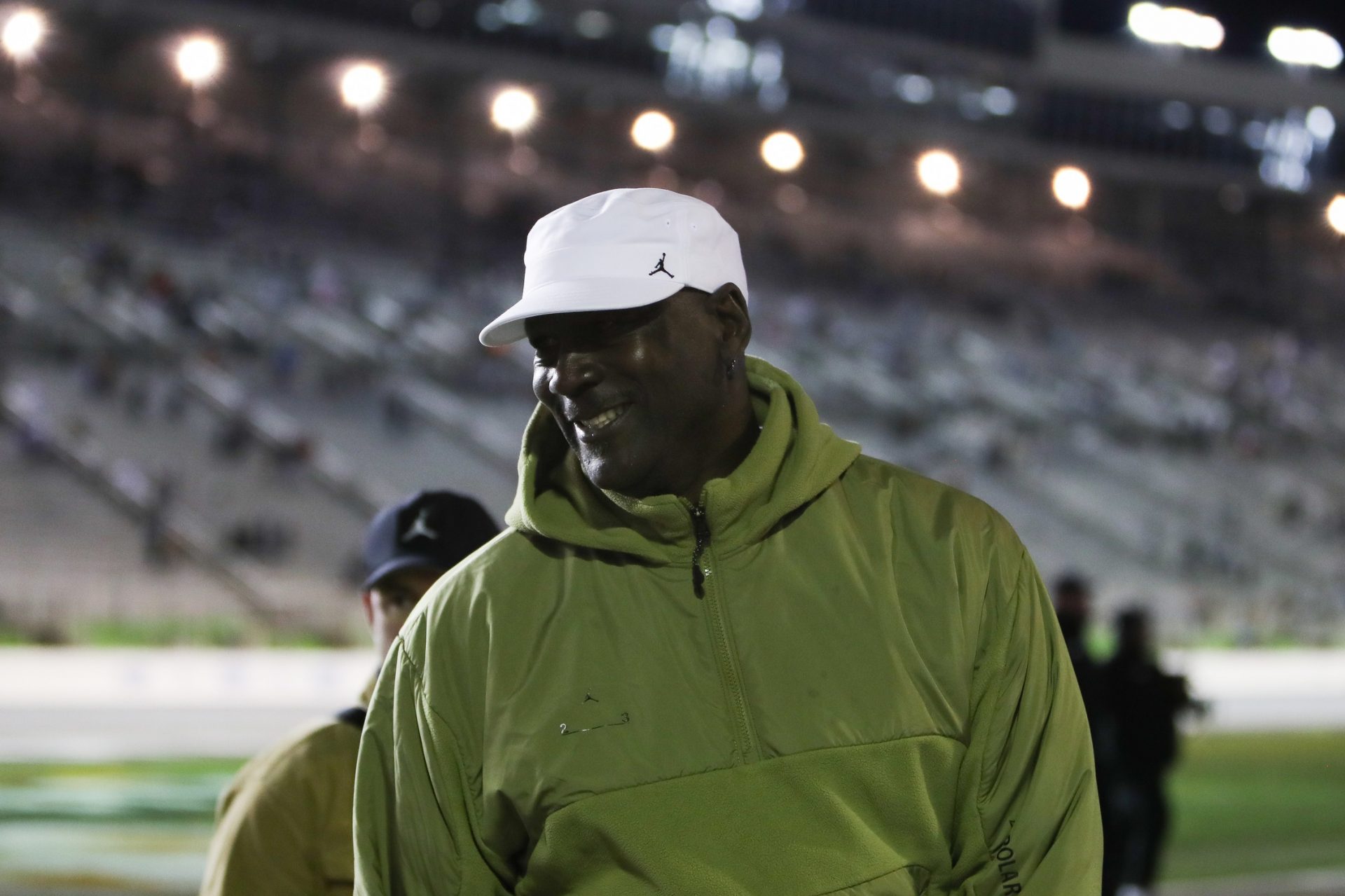 Michael Jordan at EchoPark Speedway - Source: Imagn Images