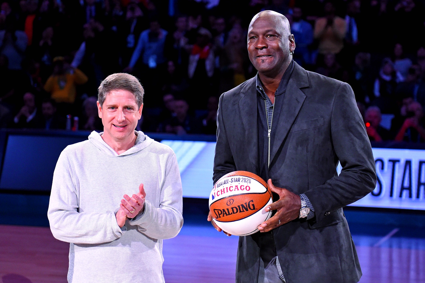 Charlotte Hornets owner Michael Jordan during the 2019 NBA All-Star Game at Spectrum Center - Source: USA TODAY Sports