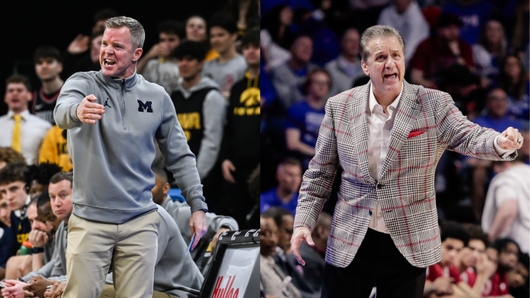Dusty May, John Calipari.
Source: Imagn Images