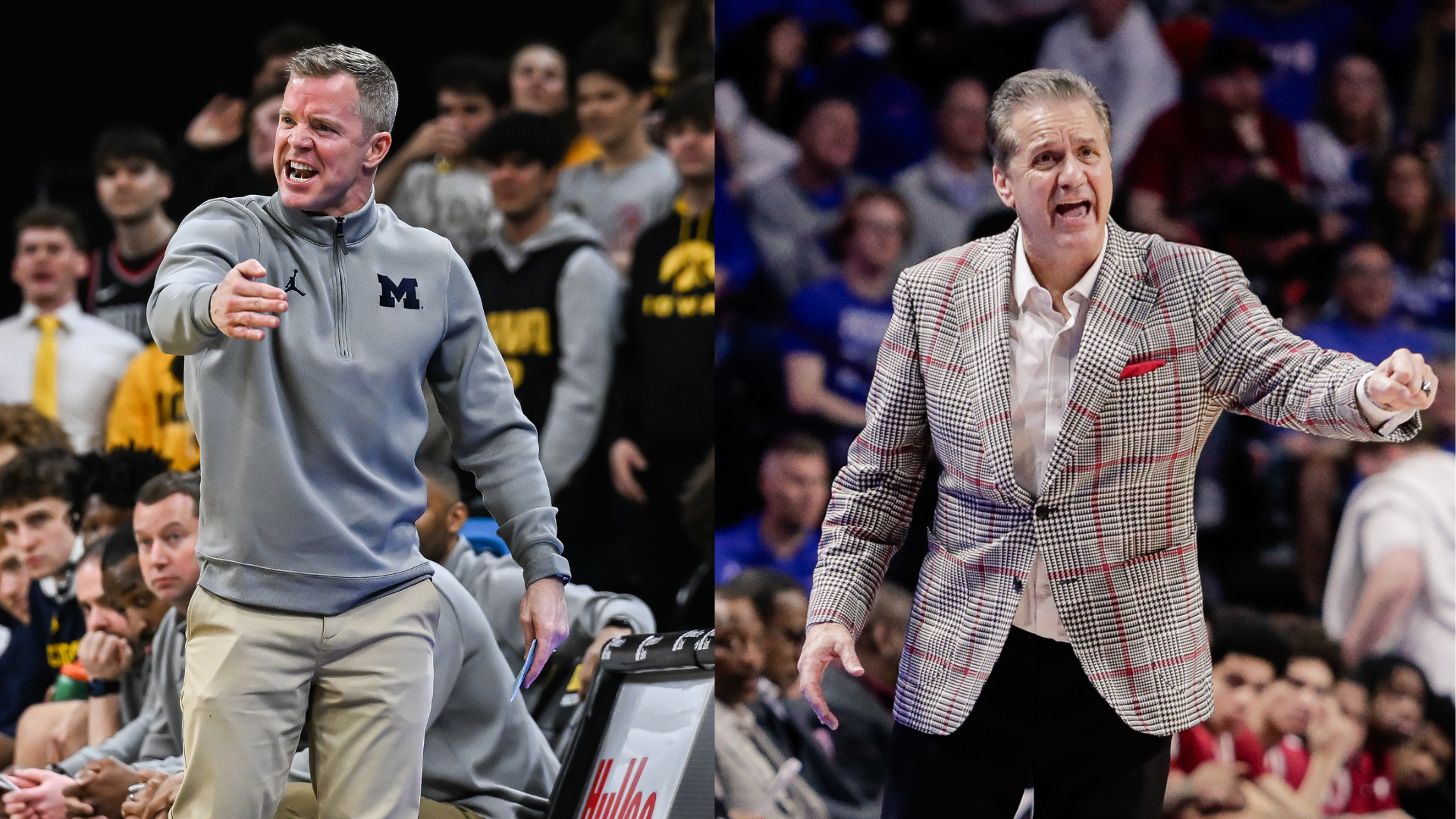 Dusty May, John Calipari.
Source: Imagn Images