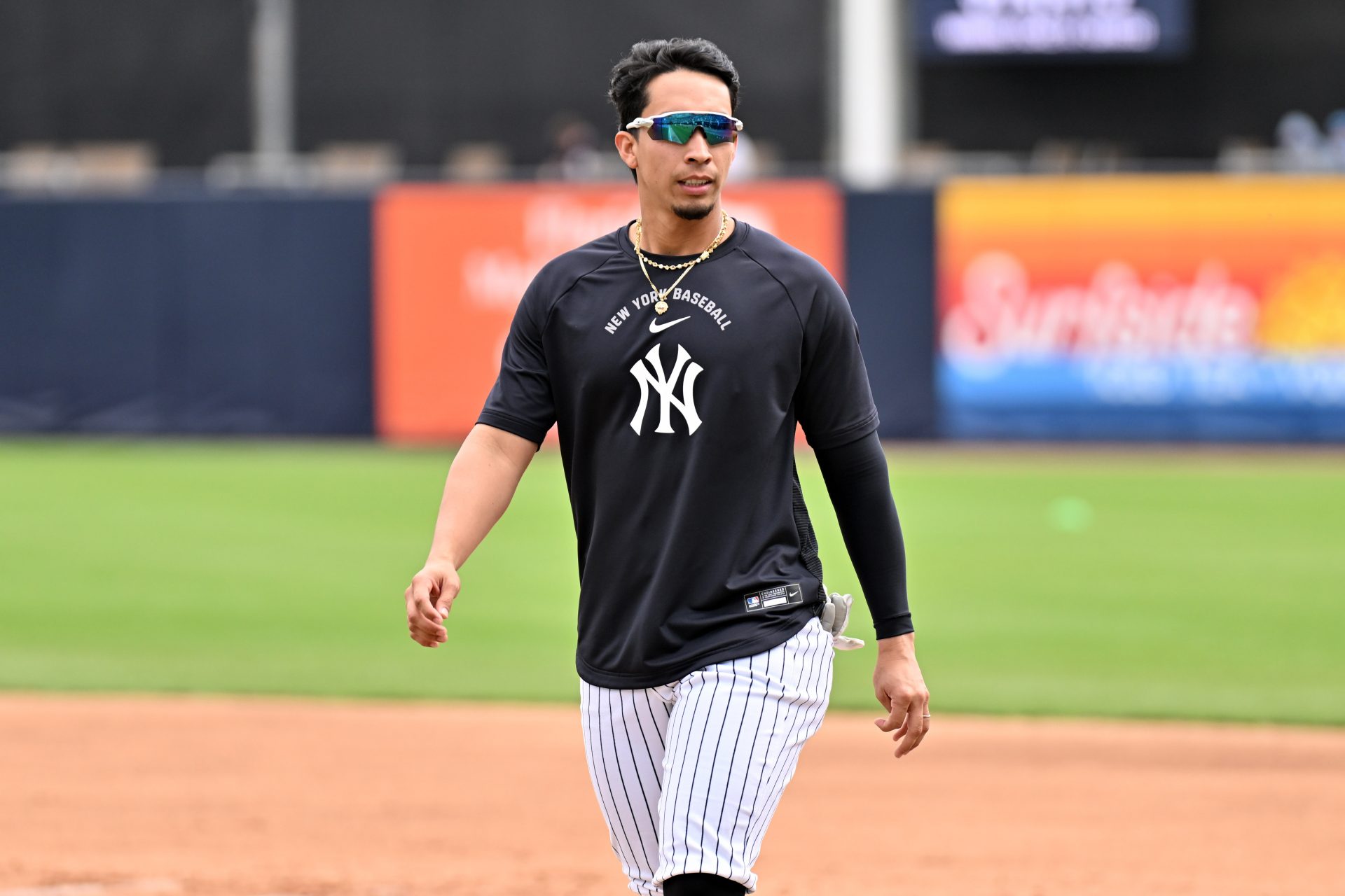 New York Yankees outfielder Oswaldo Cabrera. Source: Imagn