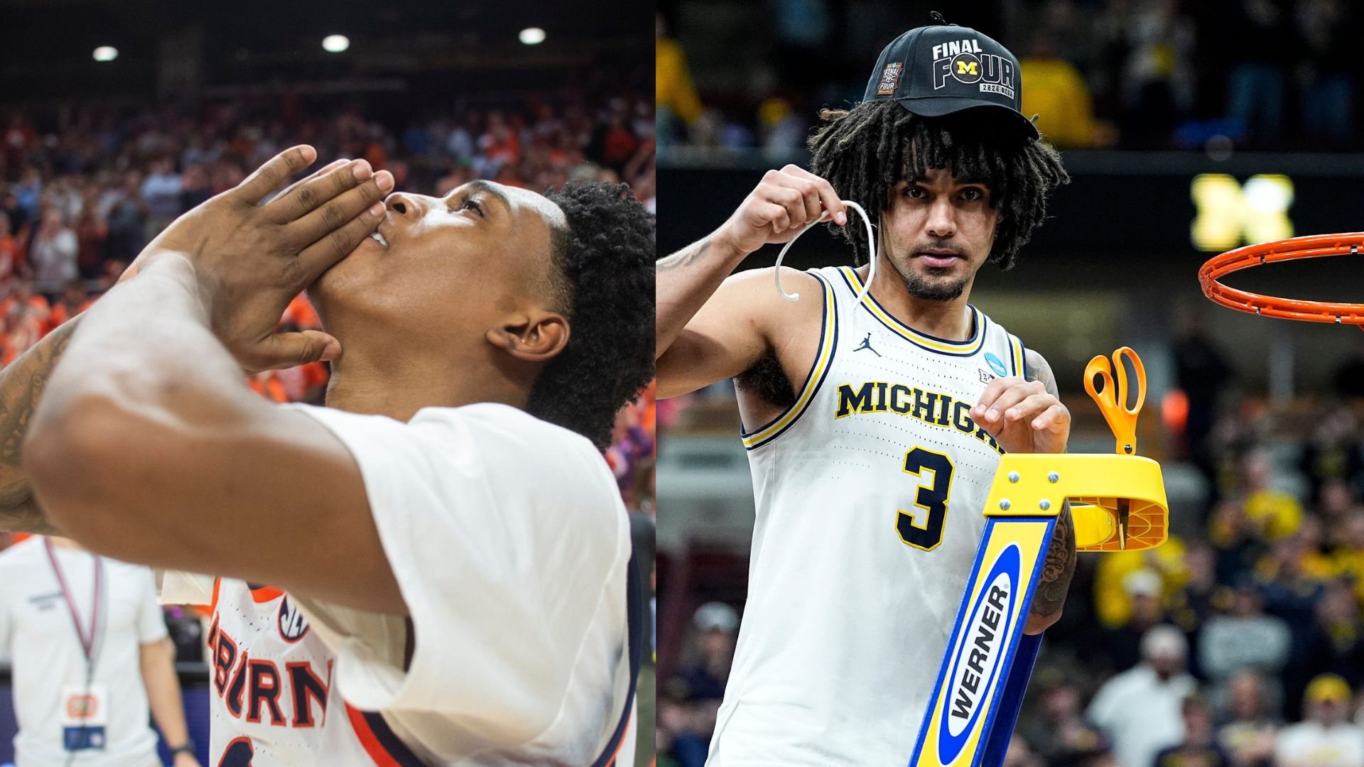Image 1: Tahaad Pettiford - Auburn vs. Kentucky - Source: Imagn.

Image 2: Elliot Cadeau - Michigan vs. Tennessee - Source: Imagn.