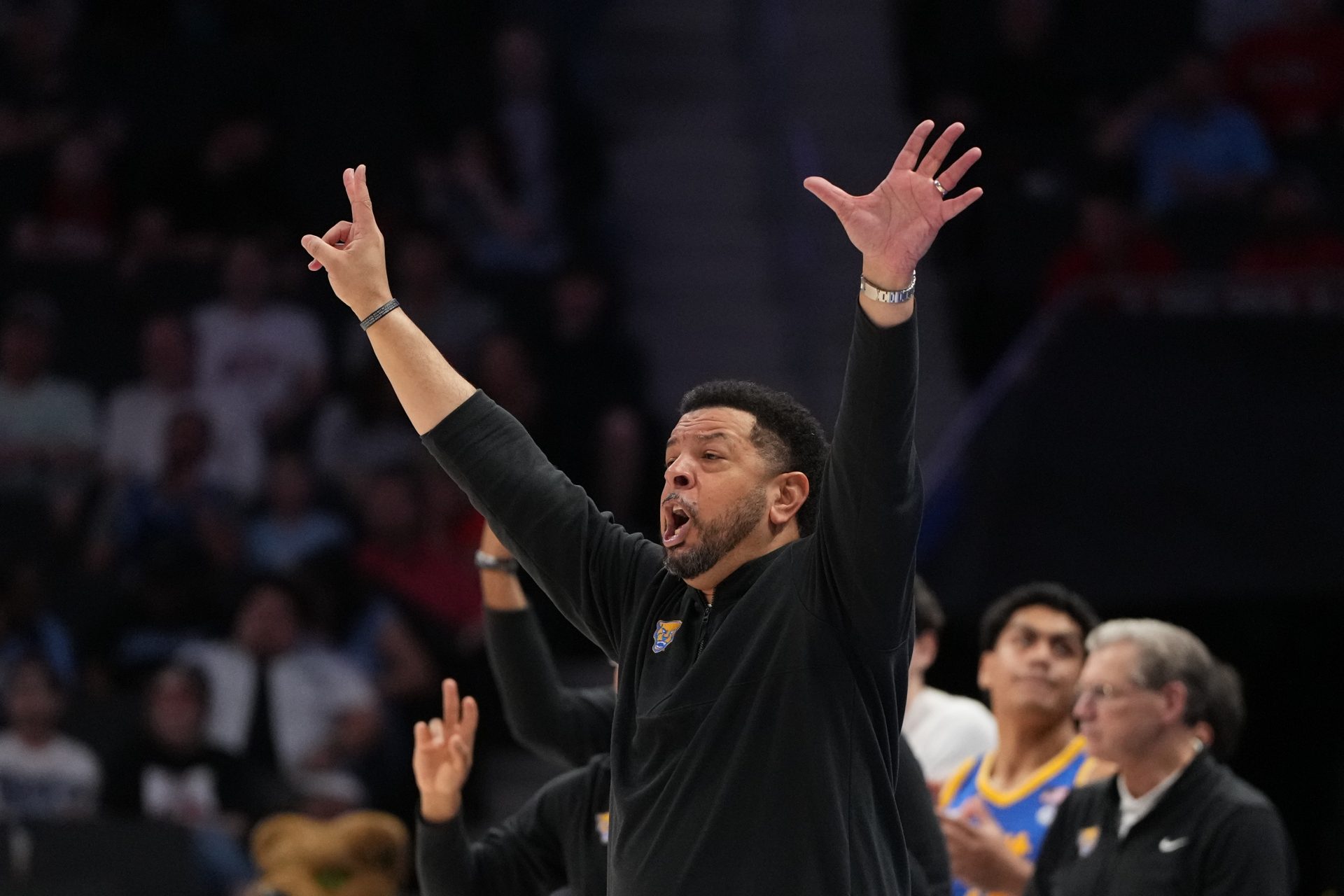 Pittsburgh coach Jeff Capel during a game - Source - Imagn Imahes