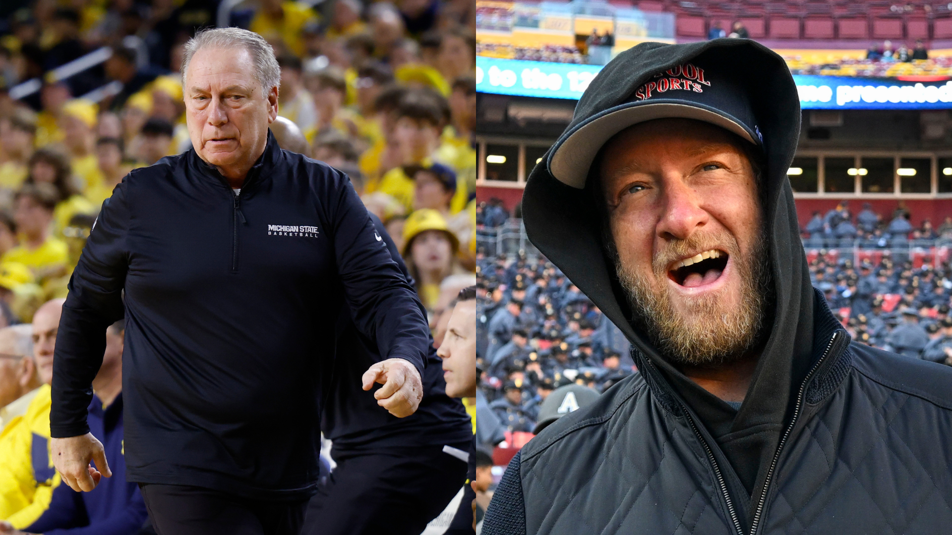 Michigan State Spartans head coach Tom Izzo and Dave Portnoy.
Source: Imagn Images