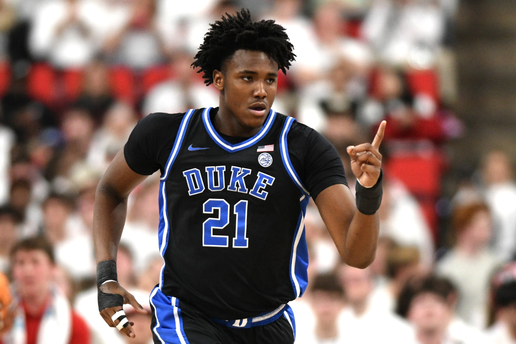 Patrick Ngongba - Duke vs. NC State - Source: Imagn